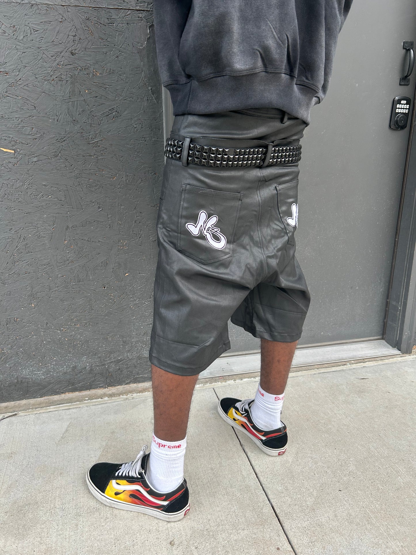 Double Waist Wax Jorts