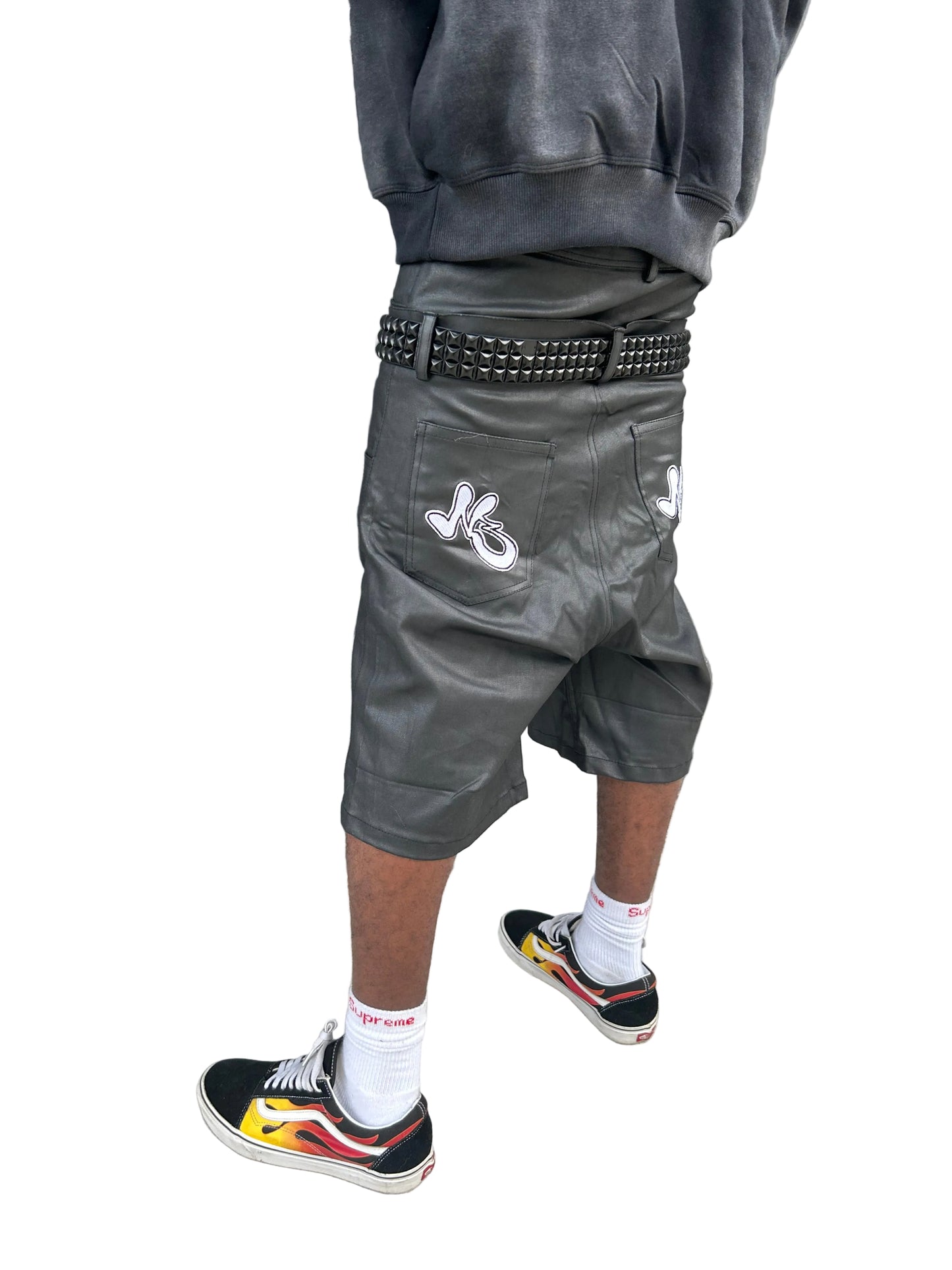 Double Waist Wax Jorts