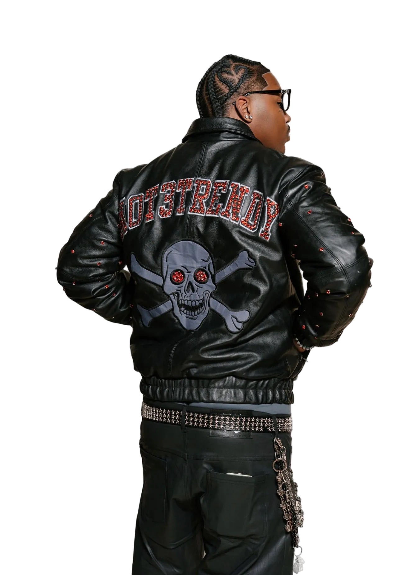 1OF1 LEATHER TRENDY BOMBER