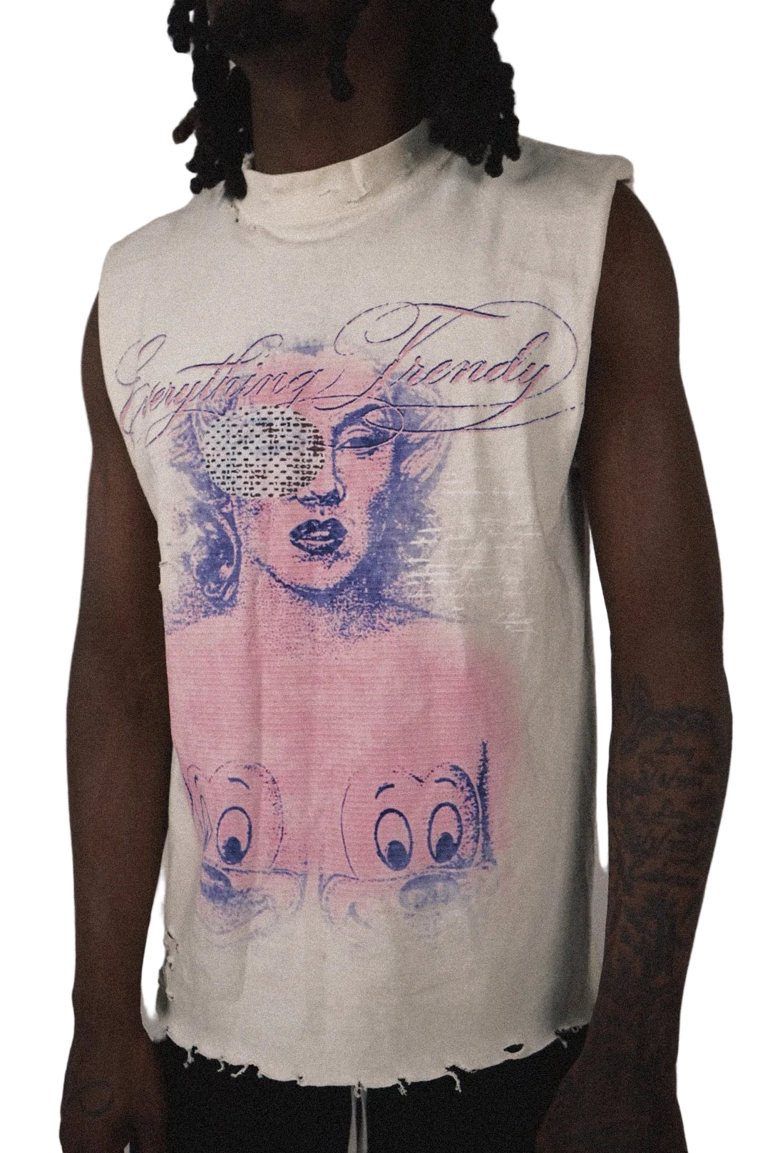 SLEEVELESS NIP TEE