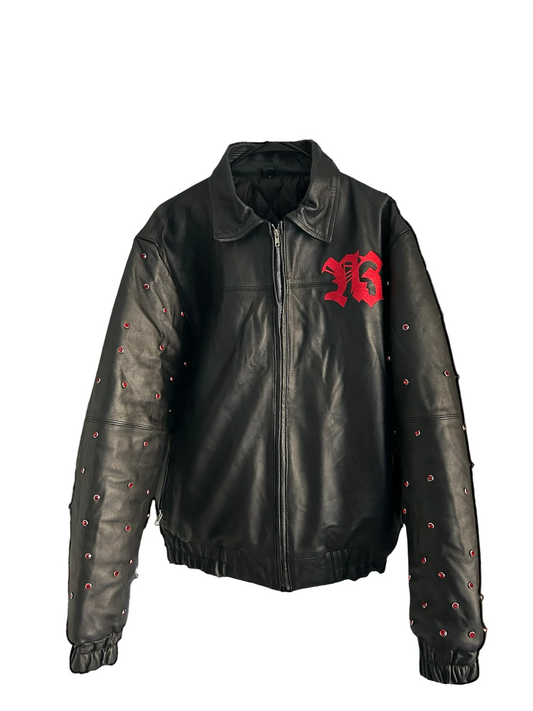 1OF1 LEATHER TRENDY BOMBER